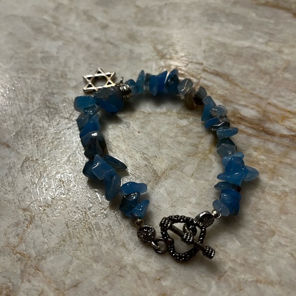 Star of David bracelet with heart closure - Picture 4 of 4